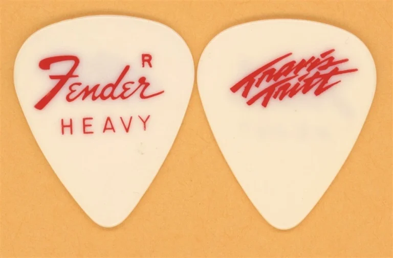 Travis Tritt Vintage Guitar Pick - 1992 T-R-O-U-B-L-E Tour