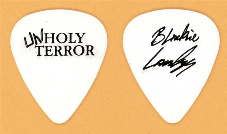 WASP Blackie Lawless Vintage Guitar Pick - 2001 UnHoly Terror Tour