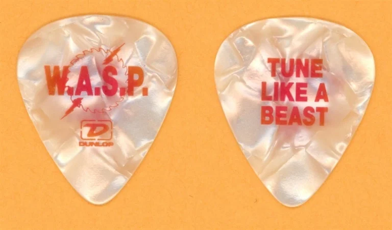 WASP Blackie Lawless Vintage Tour Guitar Pick - Tune Like a Beast