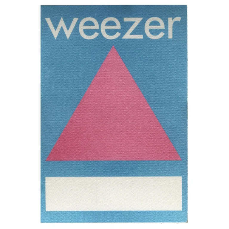 Weezer 1996 Pinkerton Concert Tour VIP Backstage Pass