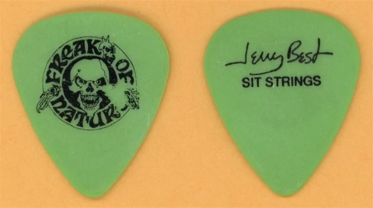 White Lion Freaks of Nature Jerry Best Vintage Guitar Pick - 1993 US Tour