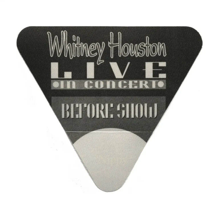Whitney Houston 1993 The Bodyguard Concert Tour Before Show Backstage Pass