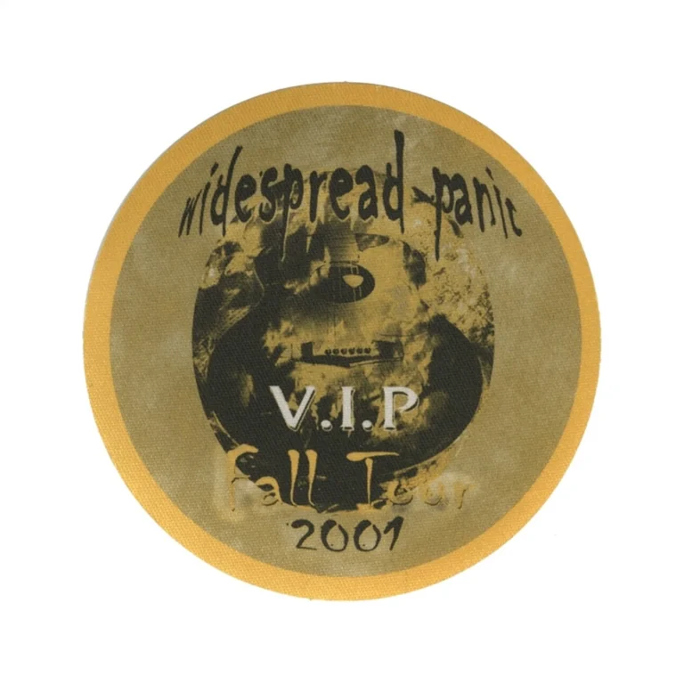 Widespread Panic 2001 Don't Tell the Band Concert Tour VIP Backstage Pass