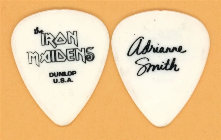 Iron Maidens Adrianne Smith Vintage Guitar Pick - 2003 Tour