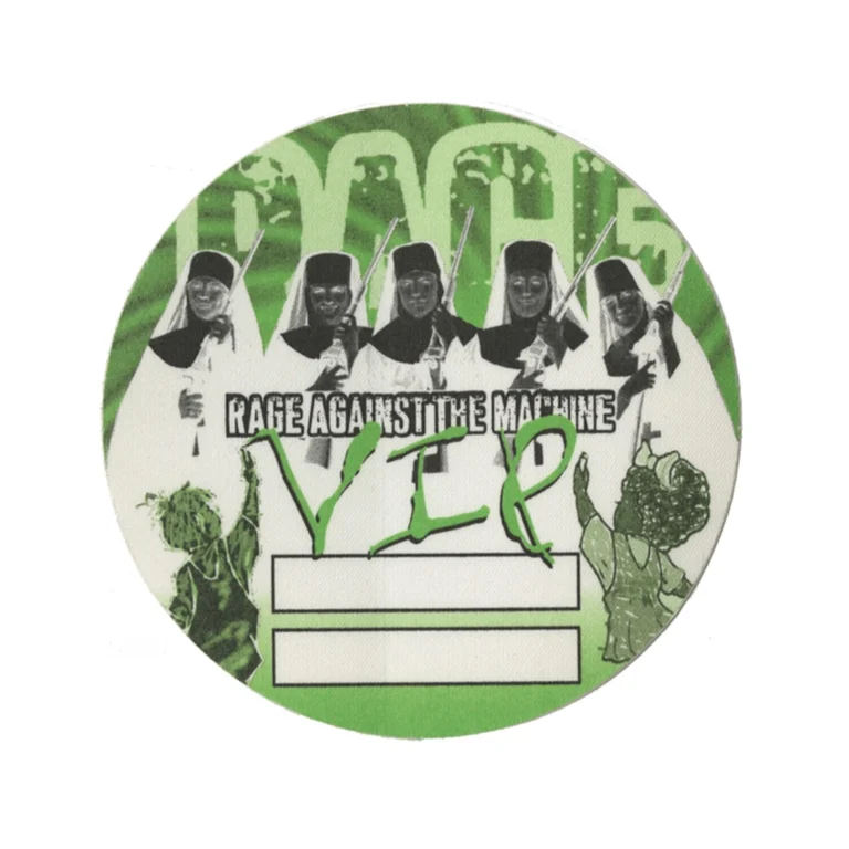 Rage Against The Machine 1996 Evil Empire Concert Tour VIP Backstage Pass