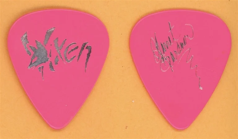 Vixen Janet Gardner Vintage Guitar Pick - 1989 Rev It Up Tour
