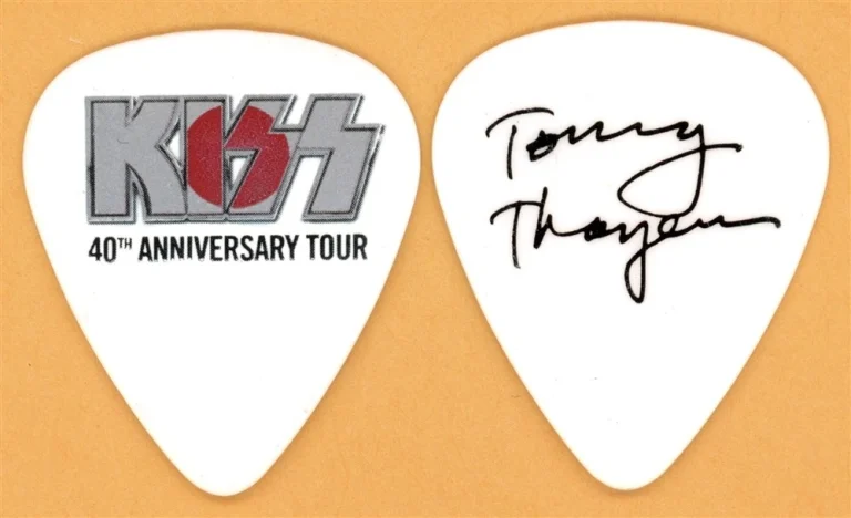 KISS Tommy Thayer Vintage Guitar Pick - 2015 Japan Rising Sun Tour