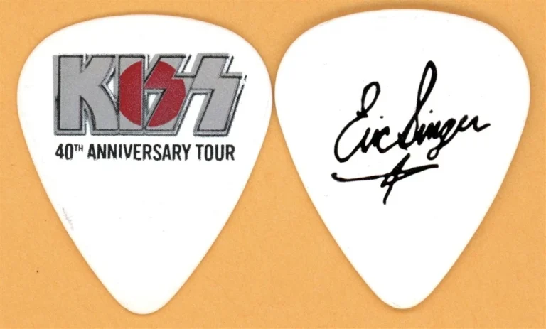 KISS Eric Singer Vintage Guitar Pick - 2015 Japan Rising Sun Tour