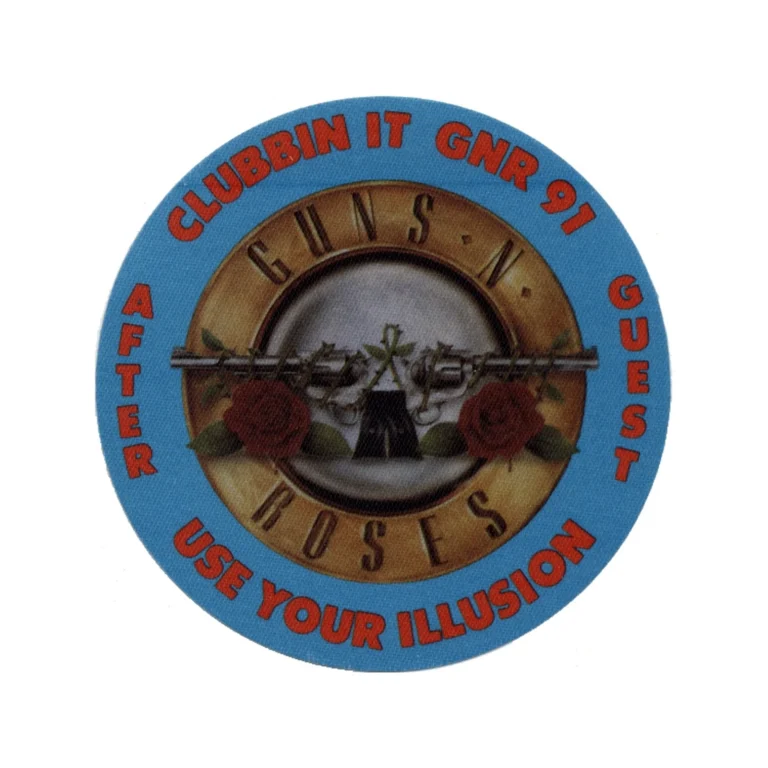 Guns N Roses 1991 Use Your Illusion Concert Tour After Guest Backstage Pass
