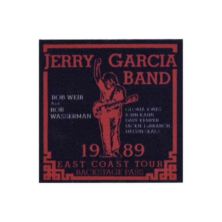 Jerry Garcia 1989 Grateful Dead Concert Tour All Access Backstage Pass