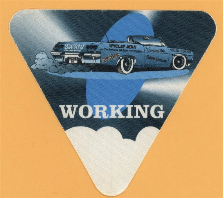 Cypress Hill 1996 Fugees Smokin Grooves Concert Tour WORKING Backstage Pass