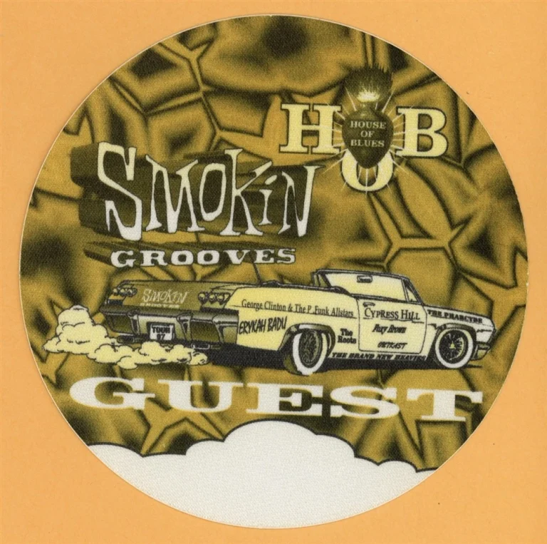 Cypress Hill 1997 w/ Outkast Smokin Grooves Concert Tour GUEST Backstage Pass