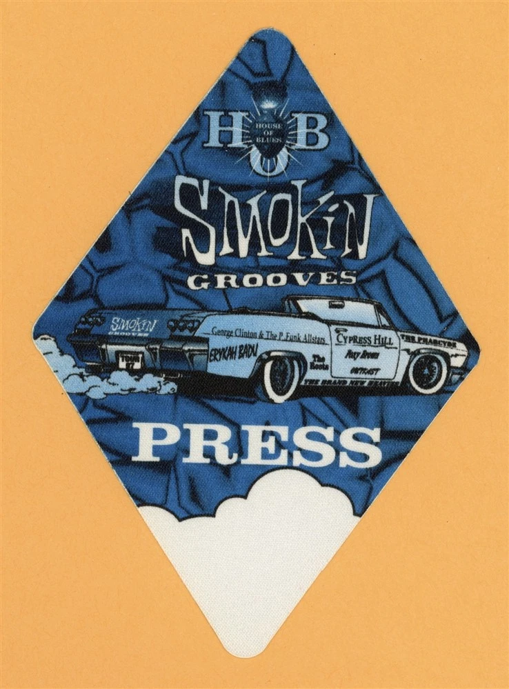 Cypress Hill 1997 w/ Outkast Smokin Grooves Concert Tour PRESS Backstage Pass