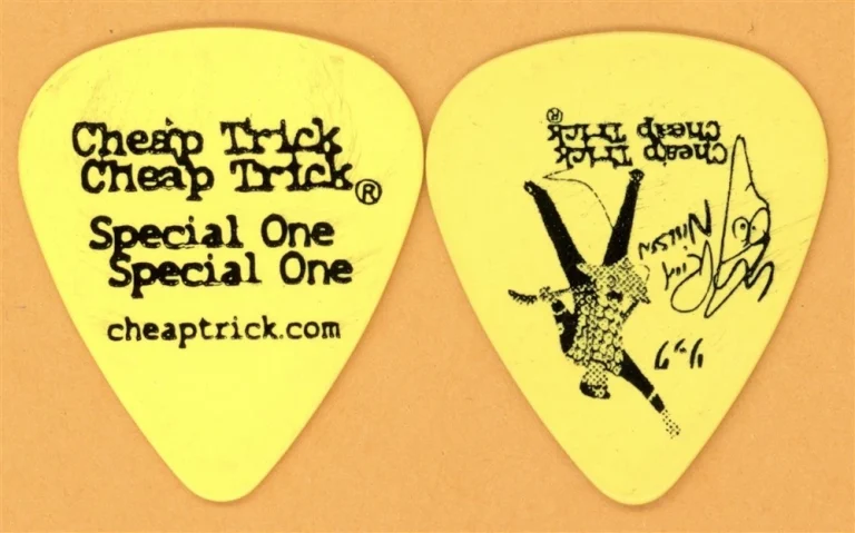 Cheap Trick Rick Nielsen Vintage Guitar Pick - 2004 Special One Tour