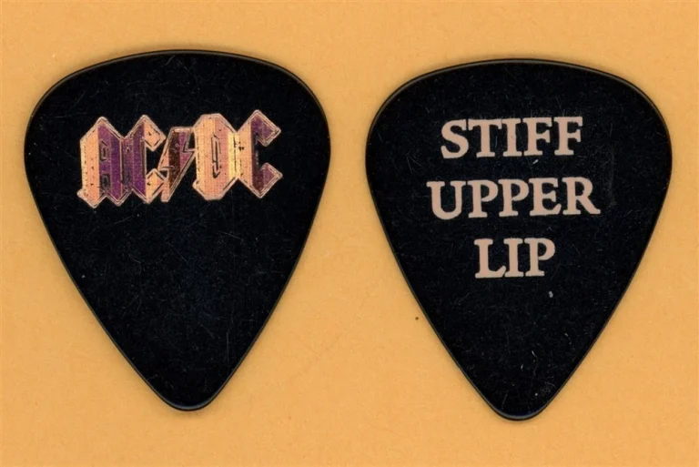 AC/DC Promo LP Release Vintage Guitar Pick - 2000 Stiff Upper Lip Tour