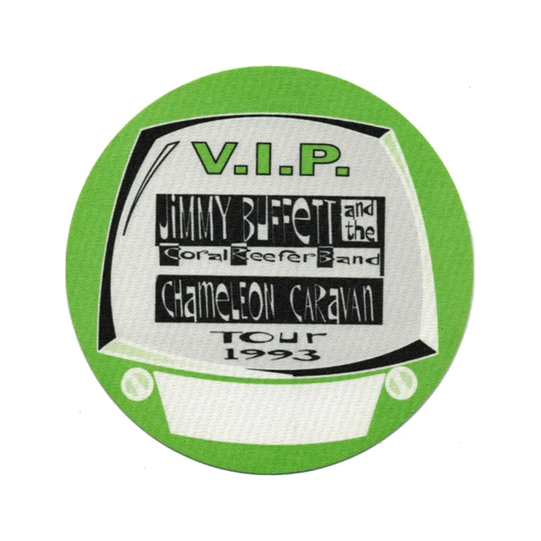 Jimmy Buffett 1993 Chameleon Caravan Concert Tour VIP Backstage Pass