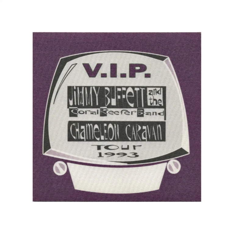 Jimmy Buffett 1993 Chameleon Caravan Concert Tour VIP Backstage Pass