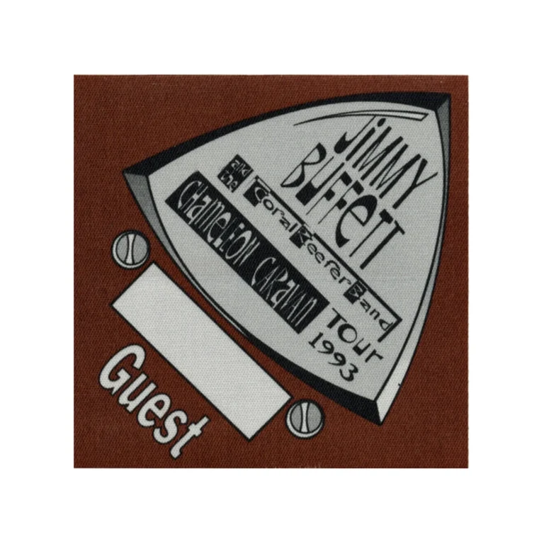 Jimmy Buffett 1993 Chameleon Caravan Concert Tour Guest Backstage Pass