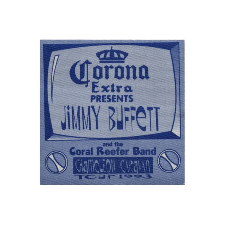 Jimmy Buffett 1993 Chameleon Caravan Concert Tour Corona Presents Backstage Pass