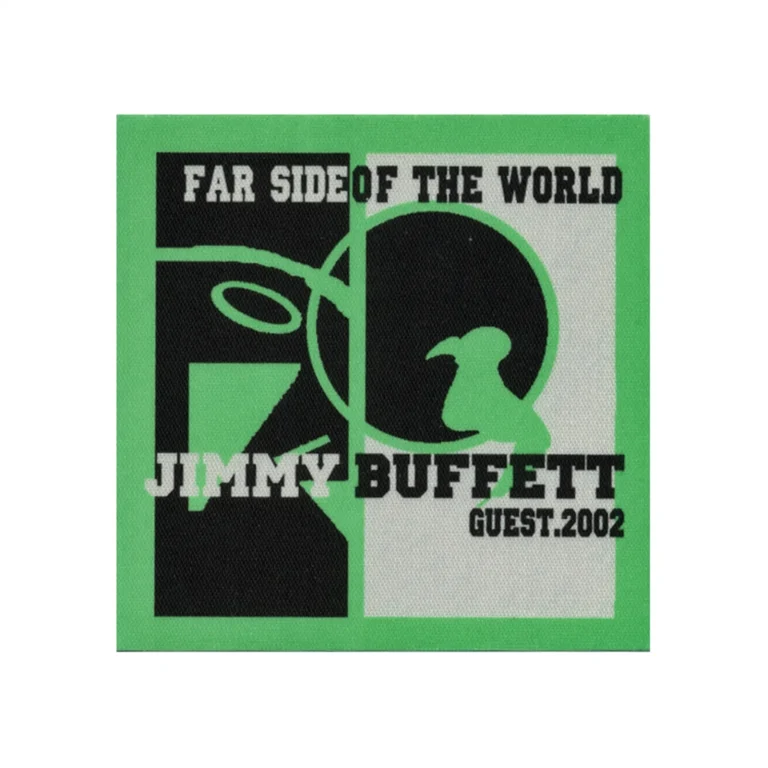 Jimmy Buffett 2002 Far Side of the World Concert Tour Guest Backstage Pass
