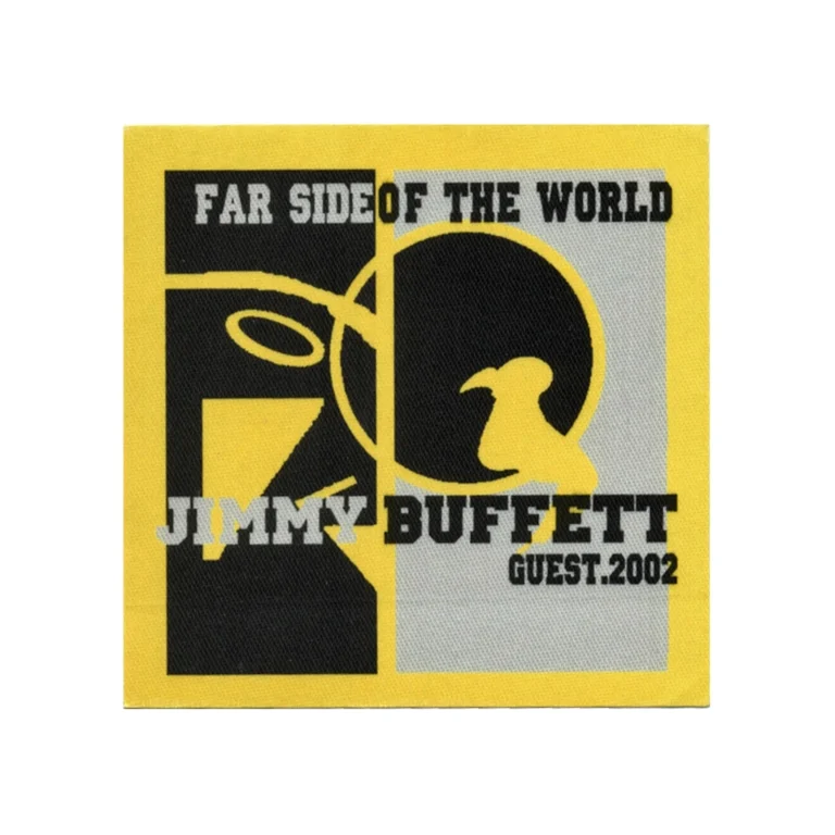 Jimmy Buffett 2002 Far Side of the World Concert Tour Guest Backstage Pass
