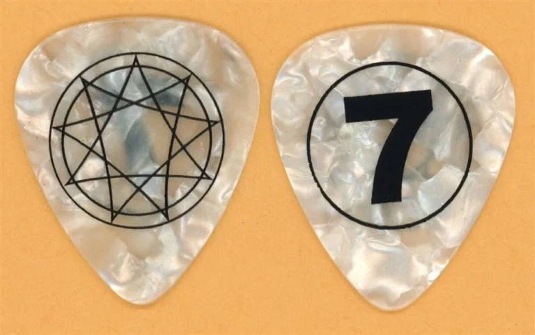Slipknot Mick Thomson #7 Vintage Guitar Pick - 2009 All Hope Is Gone Tour