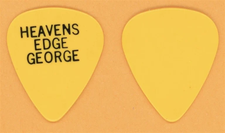 Heavens Edge George Guidotti Vintage Guitar Pick - 1990 US Tour