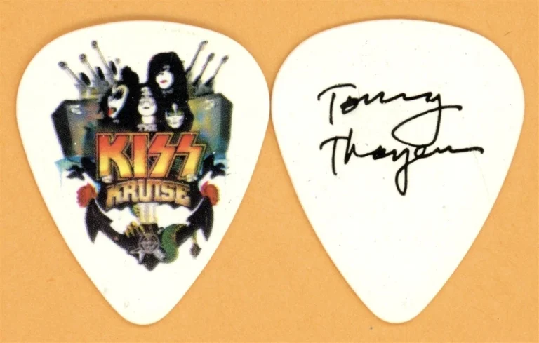 KISS Tommy Thayer Vintage Guitar Pick - 2012 KISS Kruise II Tour