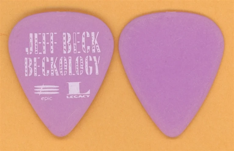Jeff Beck Vintage Guitar Pick - 1991 Beckology Tour