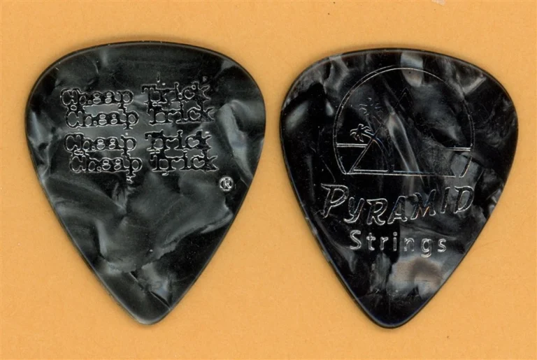 Cheap Trick Tom Petersson Vintage Guitar Pick - 2008 Tour