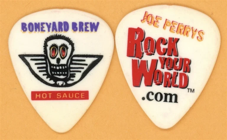 Aerosmith Joe Perry Vintage Guitar Pick - 2002 Rock Your World Boneyard Tour