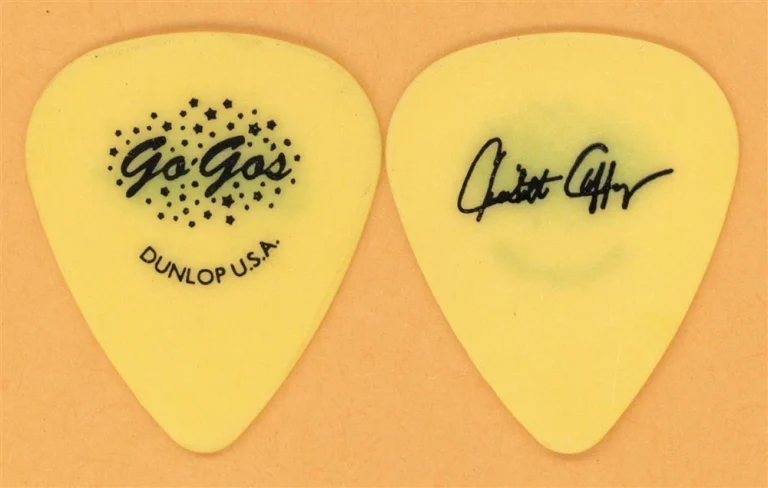 The Go-Go's Charlotte Caffey Guitar Pick - 2001 God BlessThe Go-Go's Tour
