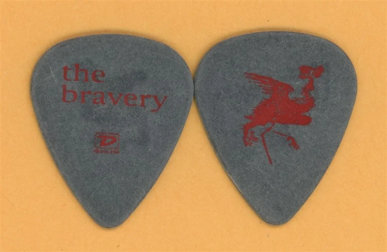 The Bravery Michael Zakarin Vintage Guitar Pick - 2005 An Honest Mistake Tour