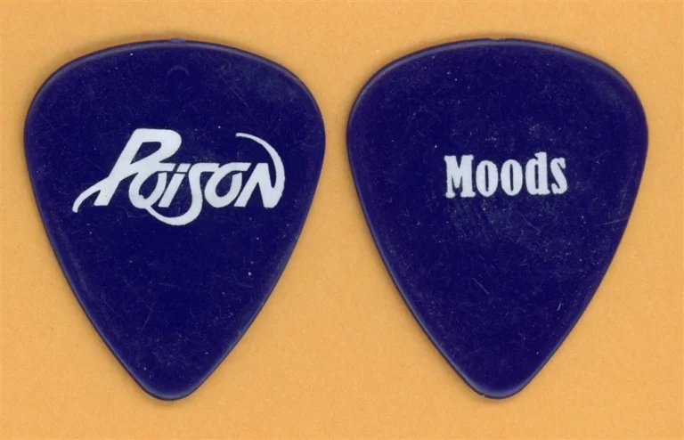 Poison Moods Vintage Guitar Pick - 2008 Summer Tour