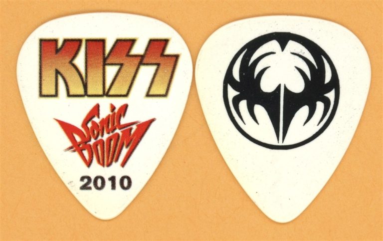 KISS Gene Simmons Meet-n-Greet Vintage Guitar Pick - 2010 Sonic Boom Tour