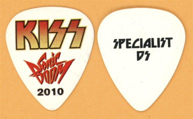 KISS Specialist DS Vintage Guitar Pick - 2010 Sonic Boom Tour