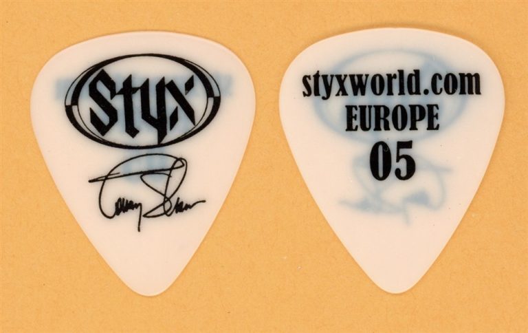 Styx Tommy Shaw Vintage Guitar Pick - 2005 Styxworld European Tour