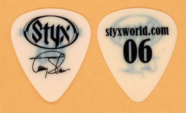 Styx Tommy Shaw Vintage Guitar Pick - 2006 Big Bang Theory Tour