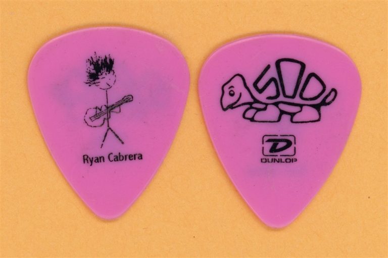 Ryan Cabrera Vintage Guitar Pick - 2005 You Stand Watching Tour