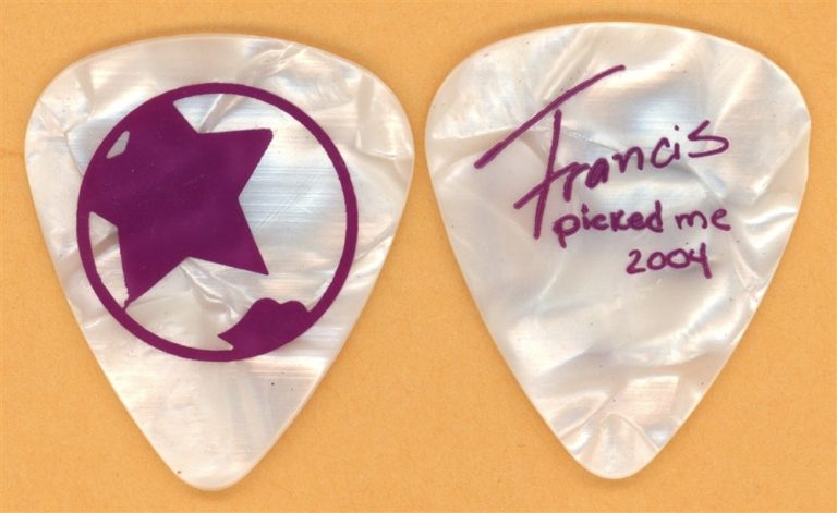 KISS Starchild Francis Picked Me Vintage Guitar Pick - 2004 Rock the Nation Tour
