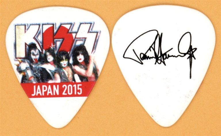 KISS Paul Stanley Vintage Guitar Pick - 2015 40th Anniversary Japan Tour