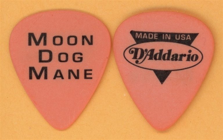 Moon Dog Mane Frank Hannon Tesla Vintage Guitar Pick - 1998 Turn It Up Tour