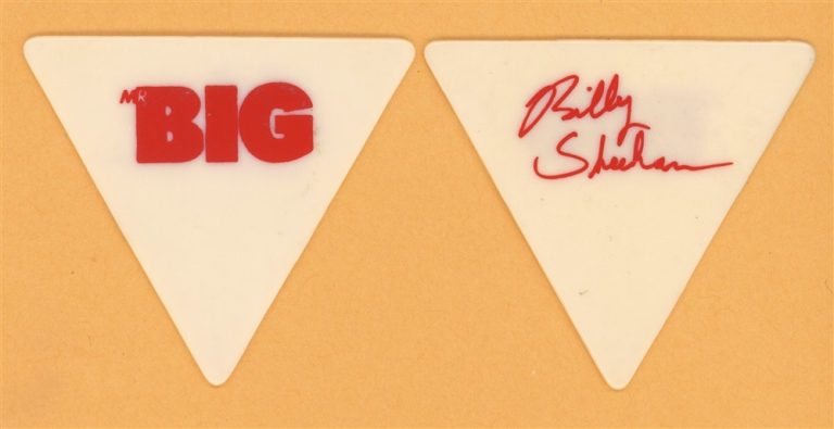 Mr. Big Billy Sheehan Vintage Guitar Pick - 1996 Hey Man Tour