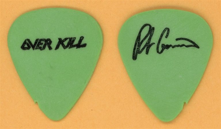 Over Kill Rob Cannavino Vintage Guitar Pick - 1991 Horrorscope Tour