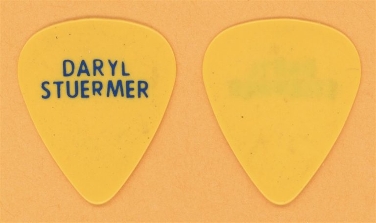 Genesis Daryl Stuermer Vintage Guitar Pick - 1986 Invisible Touch Tour