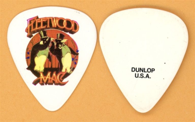 Fleetwood Mac Mike Campbell Tom Petty Vintage Guitar Pick - 2018 Tour