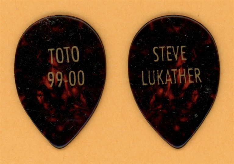 TOTO Steve Lukather Vintage Guitar Pick - 1999 US Tour - Variant
