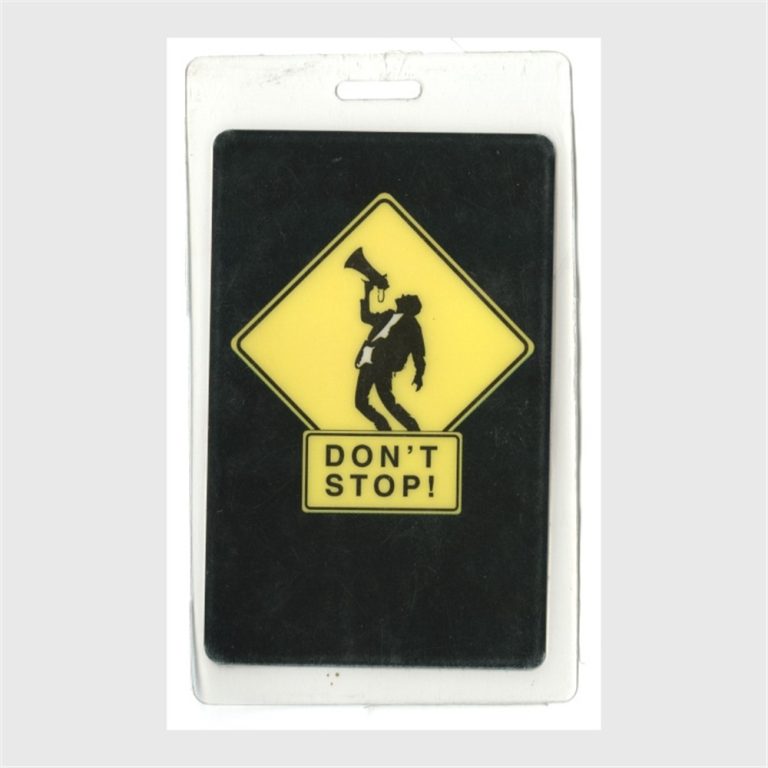 Bryan Adams 1991 Laminated Backstage Pass Waking Up the World Tour VIP