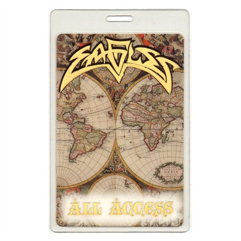 Eagles 1994 Hell Freezes Over Tour All Access Foil Laminated Backstage Pass