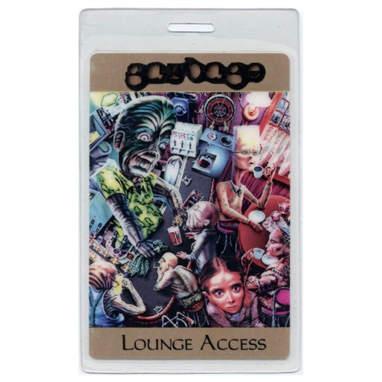 Garbage Concert Tour Laminated Backstage Pass Shirley Manson Butch Vig